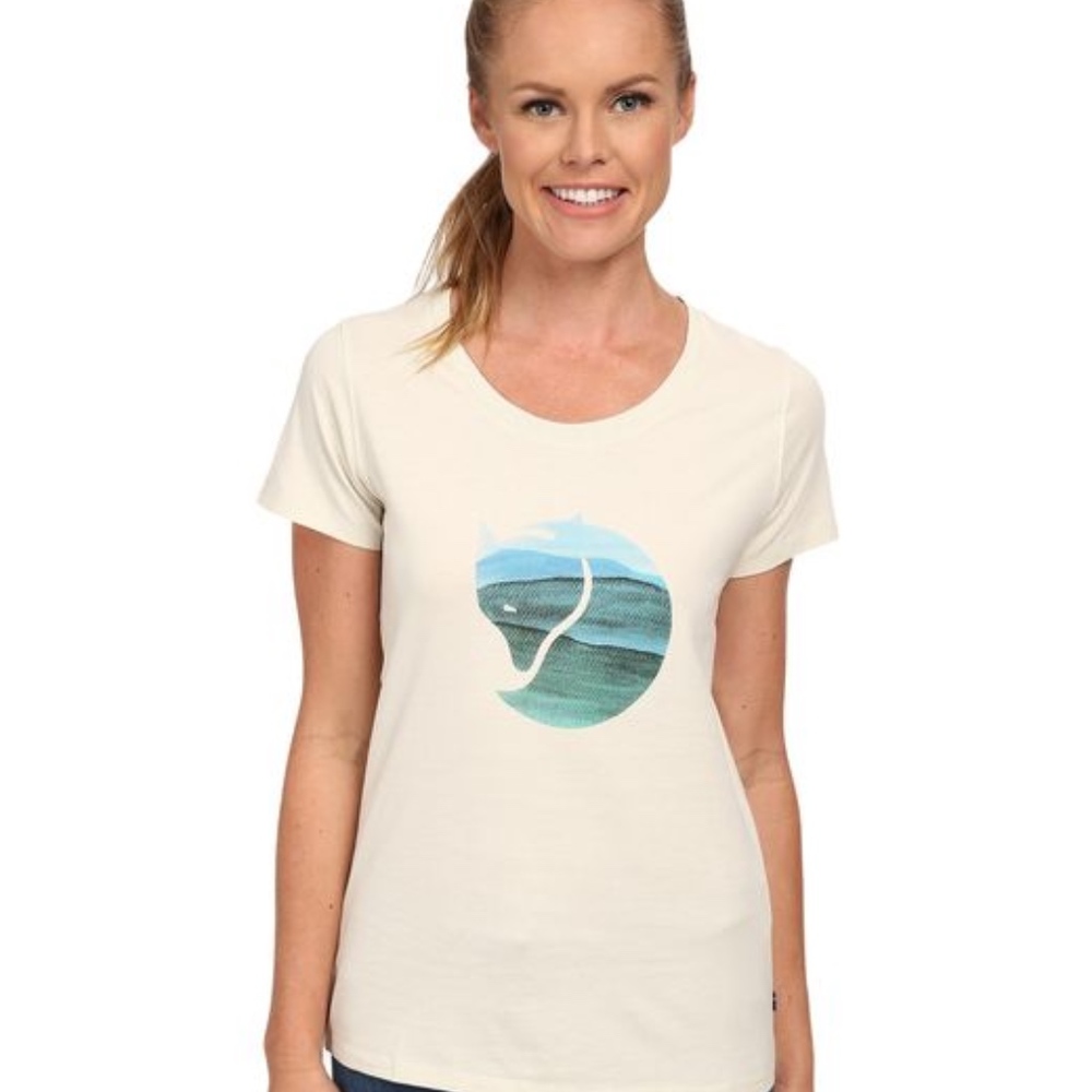 Fjallraven Watercolor Fox Logo T-shirt